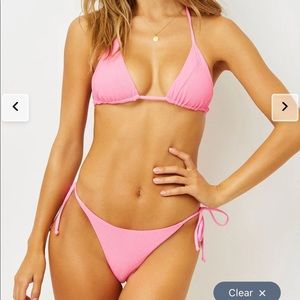 Frankies Bikini Bottom Pink Punch Unworn!